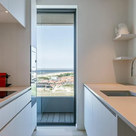 בית נופש Huswell - Coastal Luxury Unit With Panoramic View אוסטנדה